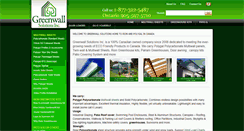 Desktop Screenshot of greenwallsolutions.com